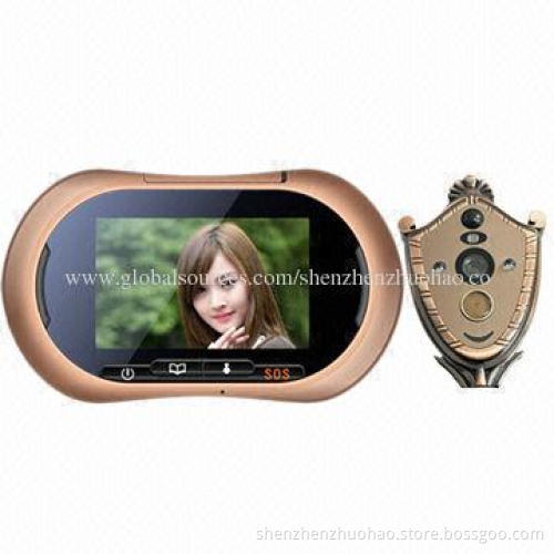 Newest 5-inch Large Screen Digital Door Peephole Viewer, 142 x 88 x 13.5mm Indoor Control Unit